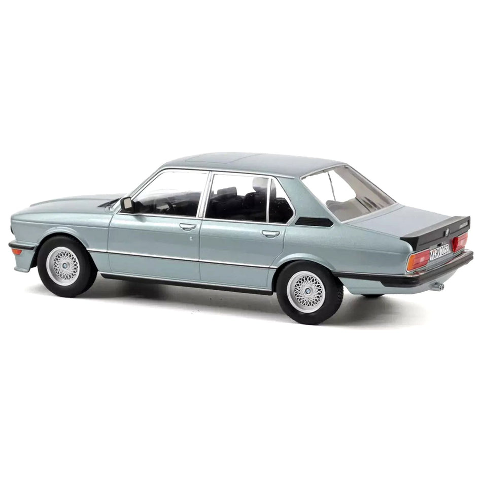 1980 BMW M 535i Light Blue Metallic 1/18 Diecast Model Car by Norev