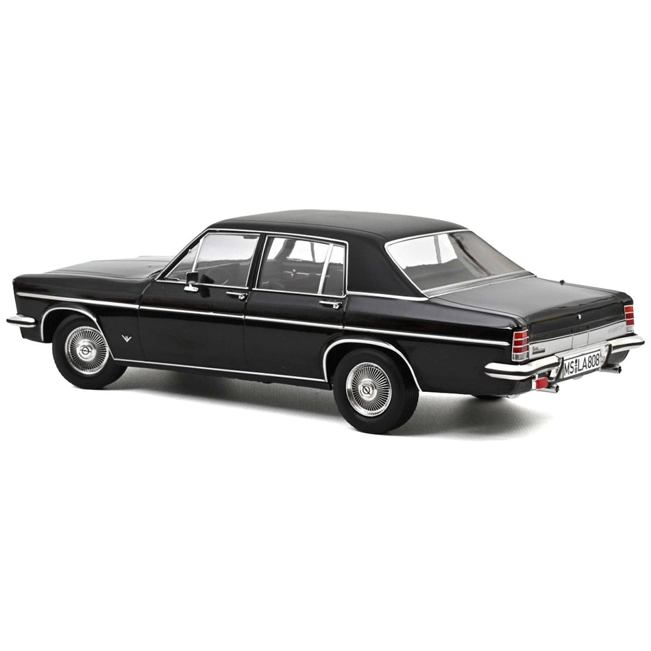 1969 Opel Diplomat V8 Black 1/18 Diecast Model Car by Norev