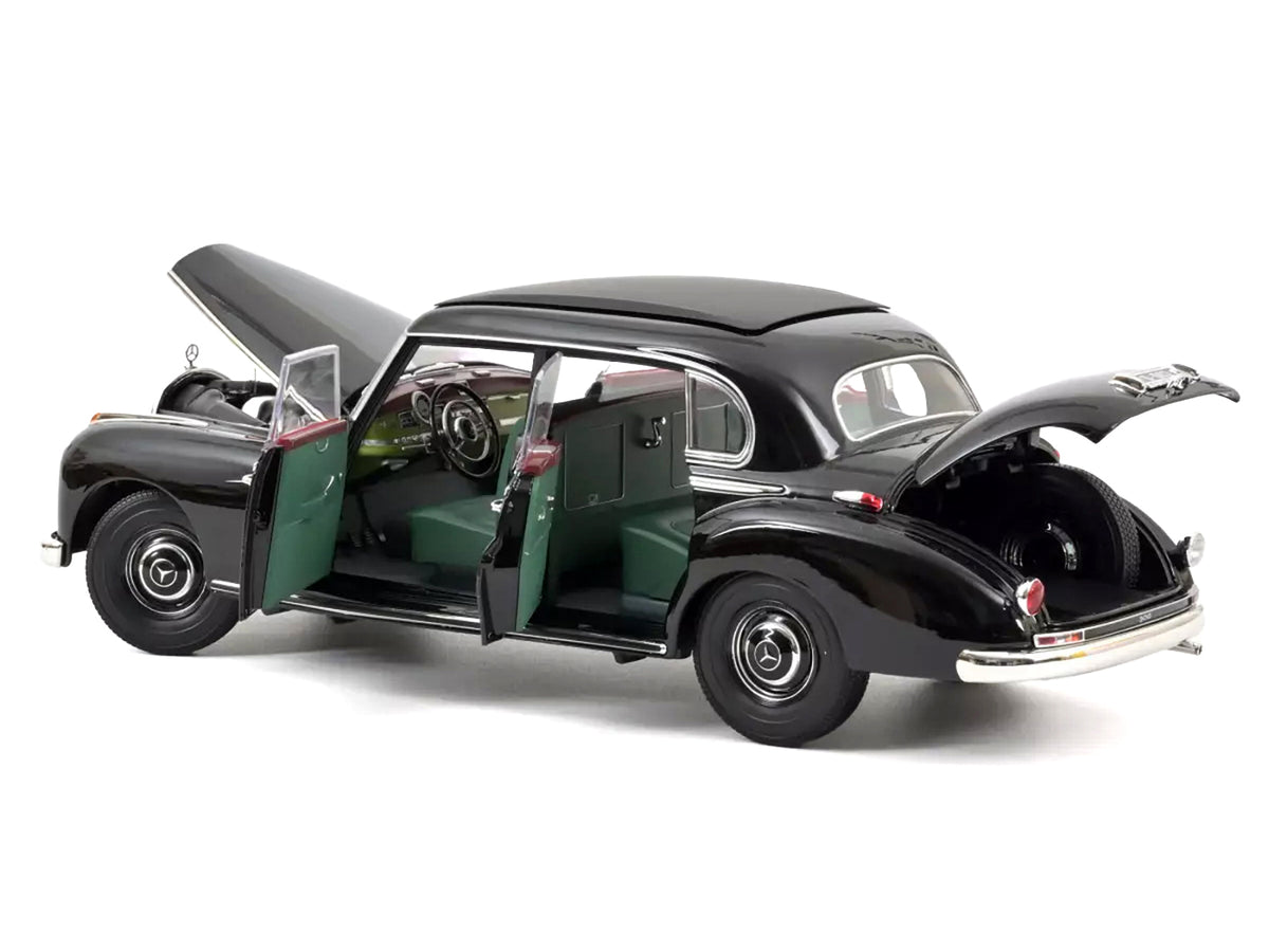 1955 Mercedes-Benz 300 Black "German Chancellor Konrad Adenauer" 1/18 Diecast Model Car by Norev - view 4