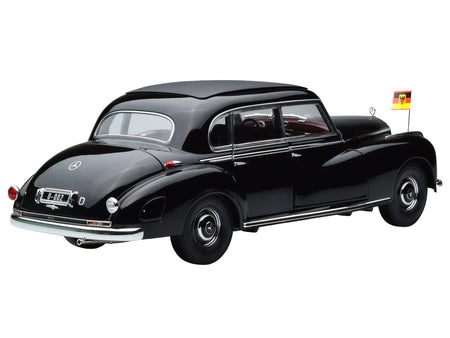 1955 Mercedes-Benz 300 Black "German Chancellor Konrad Adenauer" 1/18 Diecast Model Car by Norev - view 5