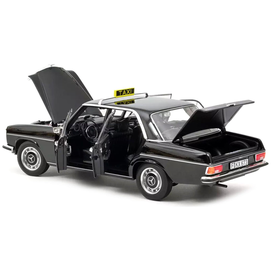 1968 Mercedes-Benz 200 Taxi Black 1/18 Diecast Model Car by Norev