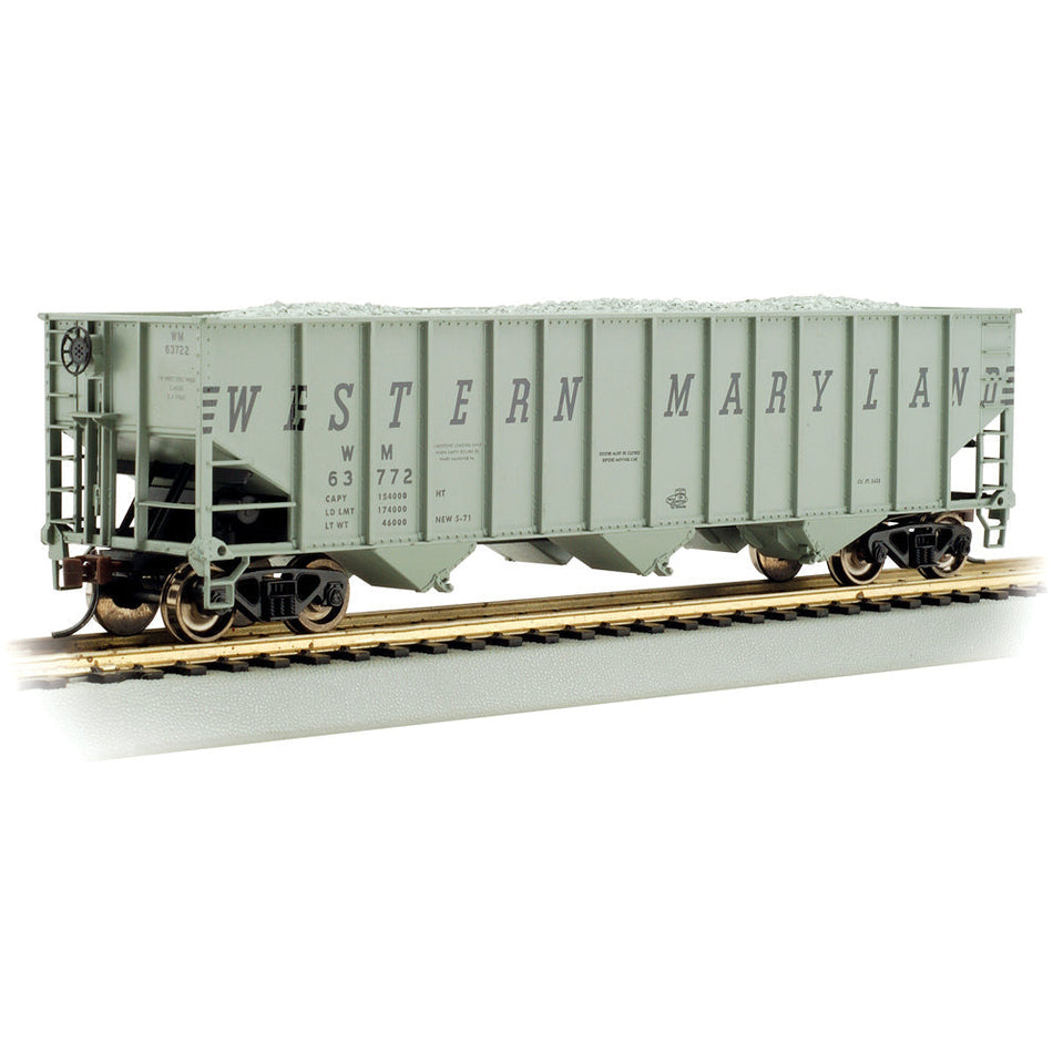 Bachmann Western Maryland® #63834 - Beth Steel 100 Ton 3 Bay Hopper