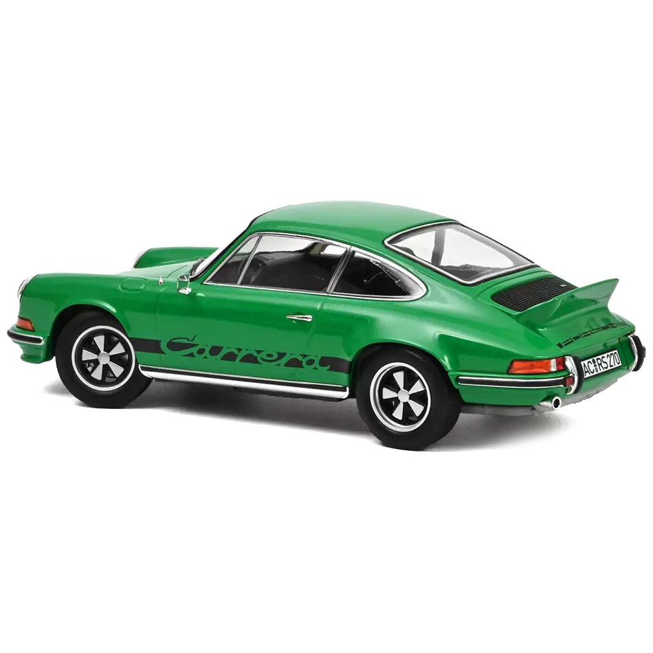 1973 Porsche 911 RS Touring Green with Black Stripes 1/18 Diecast Model Car by Norev