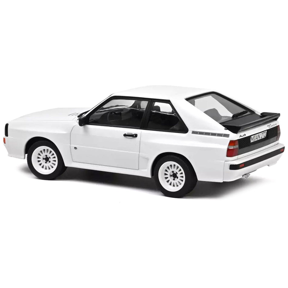 1985 Audi Sport Quattro Alpine White 1/18 Diecast Model Car by Norev