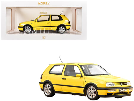 1994 Volkswagen Golf GTI Color Concept Yellow 1/18 Diecast Model Car by Norev