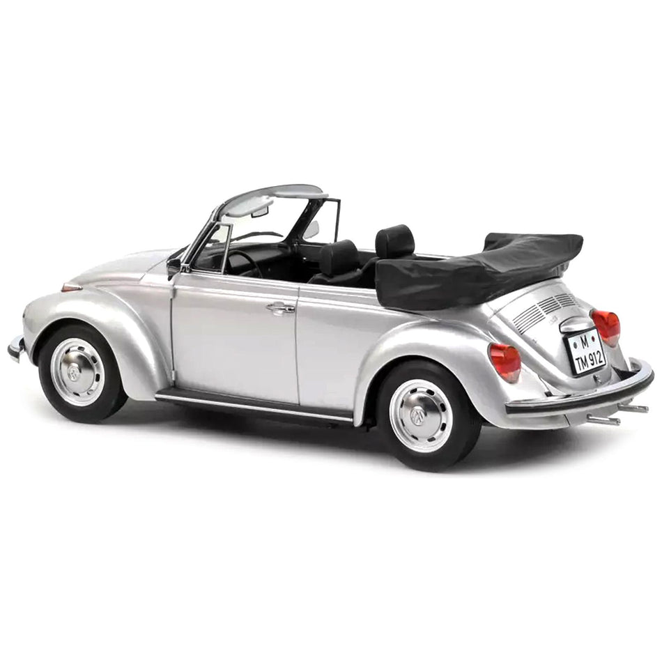 1973 Volkswagen 1303 Cabriolet Silver Metallic 1/18 Diecast Model Car by Norev