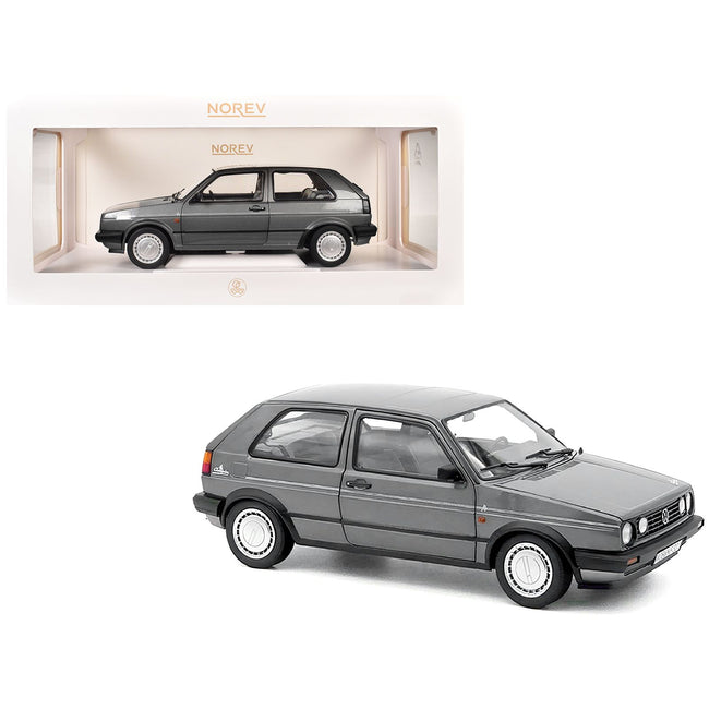 1989 Volkswagen Golf Champion Gray Metallic 1/18 Diecast Model Car by Norev