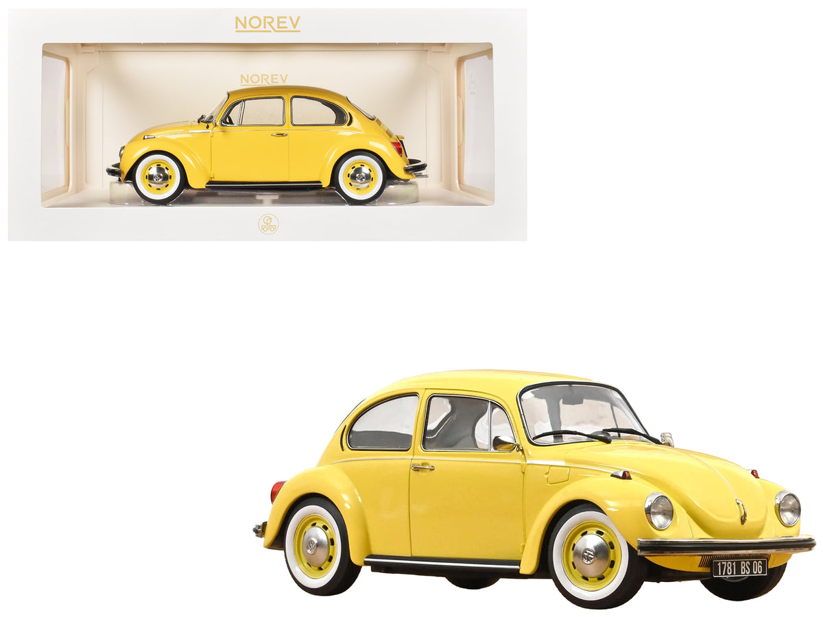 1973 Volkswagen 1303 Beetle Pastel Yellow 1/18 Diecast Model Car by Norev