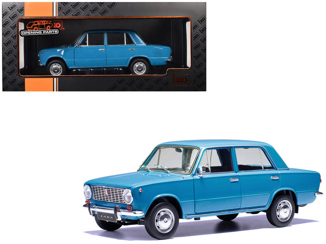 1971 LADA 1200 Blue 1/18 Diecast Model Car by IXO Models