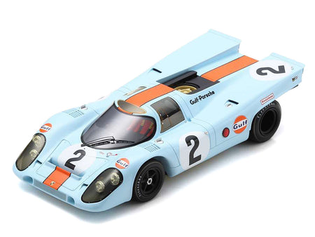 Porsche 917K #2 Pedro Rodriguez - Leo Kinnunen - Brian Redman "John Wyer Automotive Engineering" Winner "24 Hours of Daytona" (1970) with Acrylic Display Case 1/18 Model Car by Spark