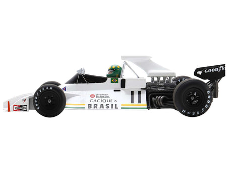 Brabham BT42 #11 Wilson Fittipaldi Formula One F1 "Monaco GP" (1973) with Acrylic Display Case 1/18 Model Car by Spark