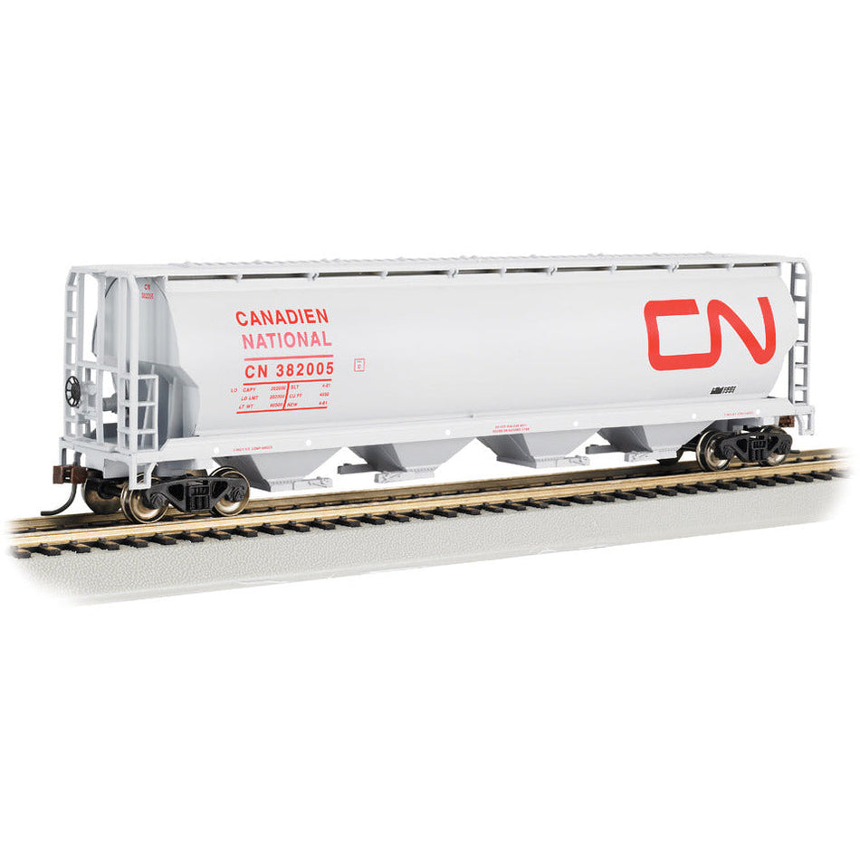 Bachmann Canadian National - 4 Bay Cylindrical Grain Hopper