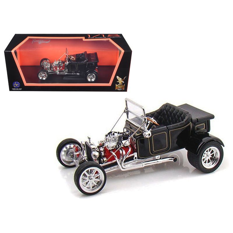 1923 Ford T - Bucket Roadster Black 1/18 Diecast Model Car by Road Signature - Road Signature - ModelCars.com