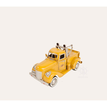 1926 Pennzoil Tow Truck Yellow Metal Handmade - Old Modern - ModelCars.com