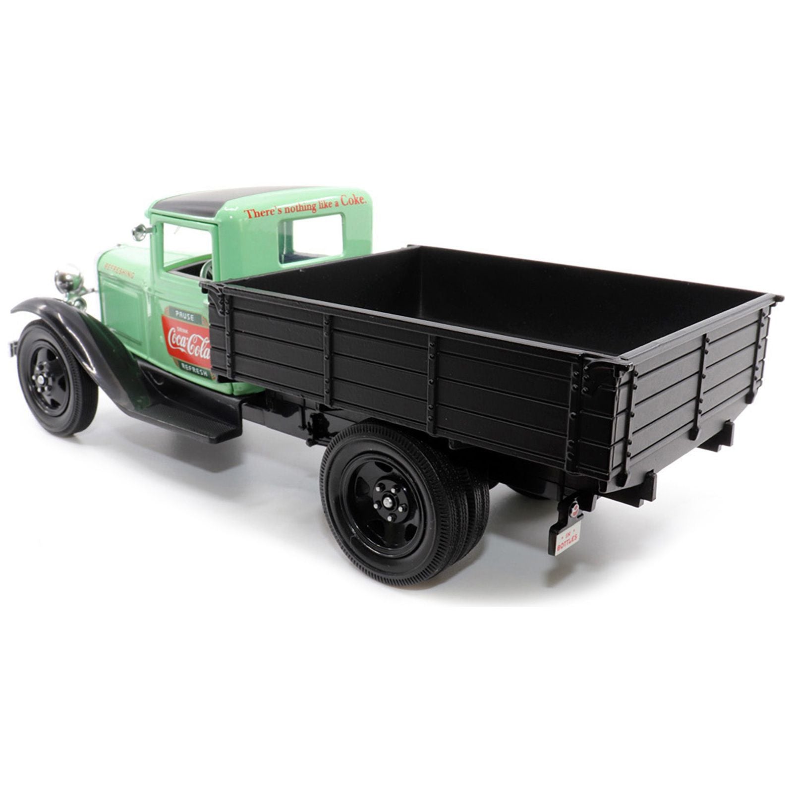 1931 Ford Model AA Pickup Truck Light Green and Black "Pause. Refresh. Drink Coca - Cola" 1/24 Diecast Model Car by Motor City Classics - Motorcity Classics - ModelCars.com