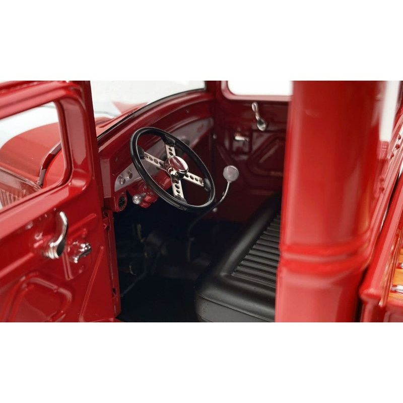 1932 Ford Pickup Truck "So-Cal Speed Shop" Red and White Limited Edition to 500 pieces Worldwide 1/18 Diecast Model Car by ACME-Acme-ModelCars.com