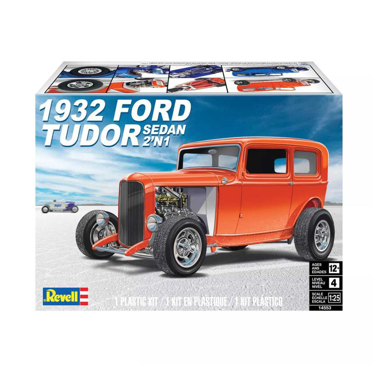 1932 Ford Tudor Sedan 2-n-1 - 1- 25-scale-model-by-revell, Skill Level 4-Revell-ModelCars.com