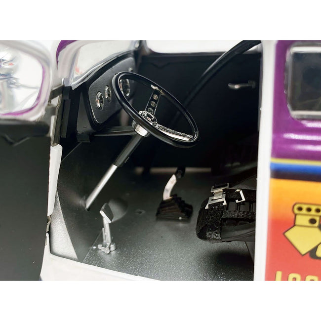 1933 Gasser "Prock & Howell - F Troop" Blue and White with Stripes Limited Edition to 348 pieces Worldwide 1/18 Diecast Model Car by ACME - Acme - ModelCars.com