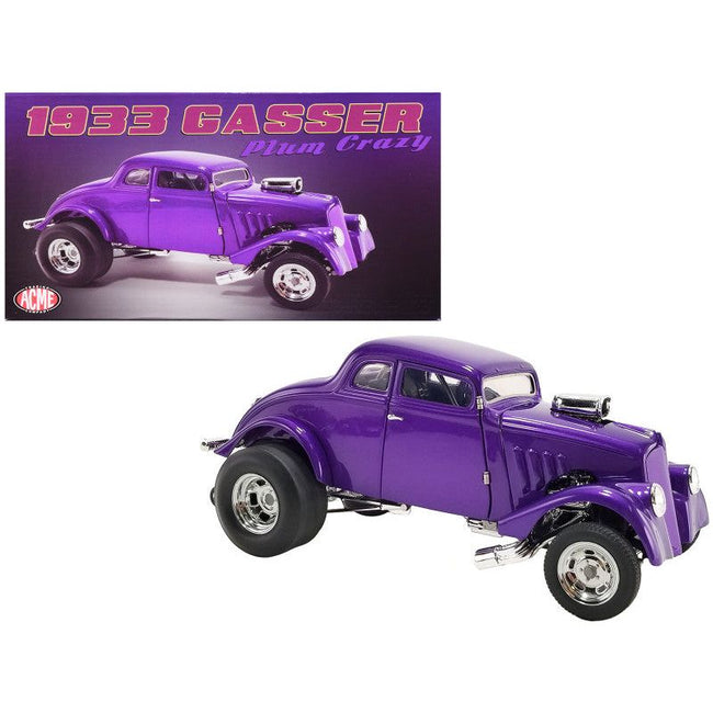 1933 Willys Gasser Plum Crazy Purple Limited Edition to 246 pieces Worldwide 1/18 Diecast Model Car by ACME - Acme - ModelCars.com