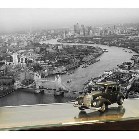 1937 Plymouth P4 Deluxe Black Metal Model Car - Old Modern - ModelCars.com