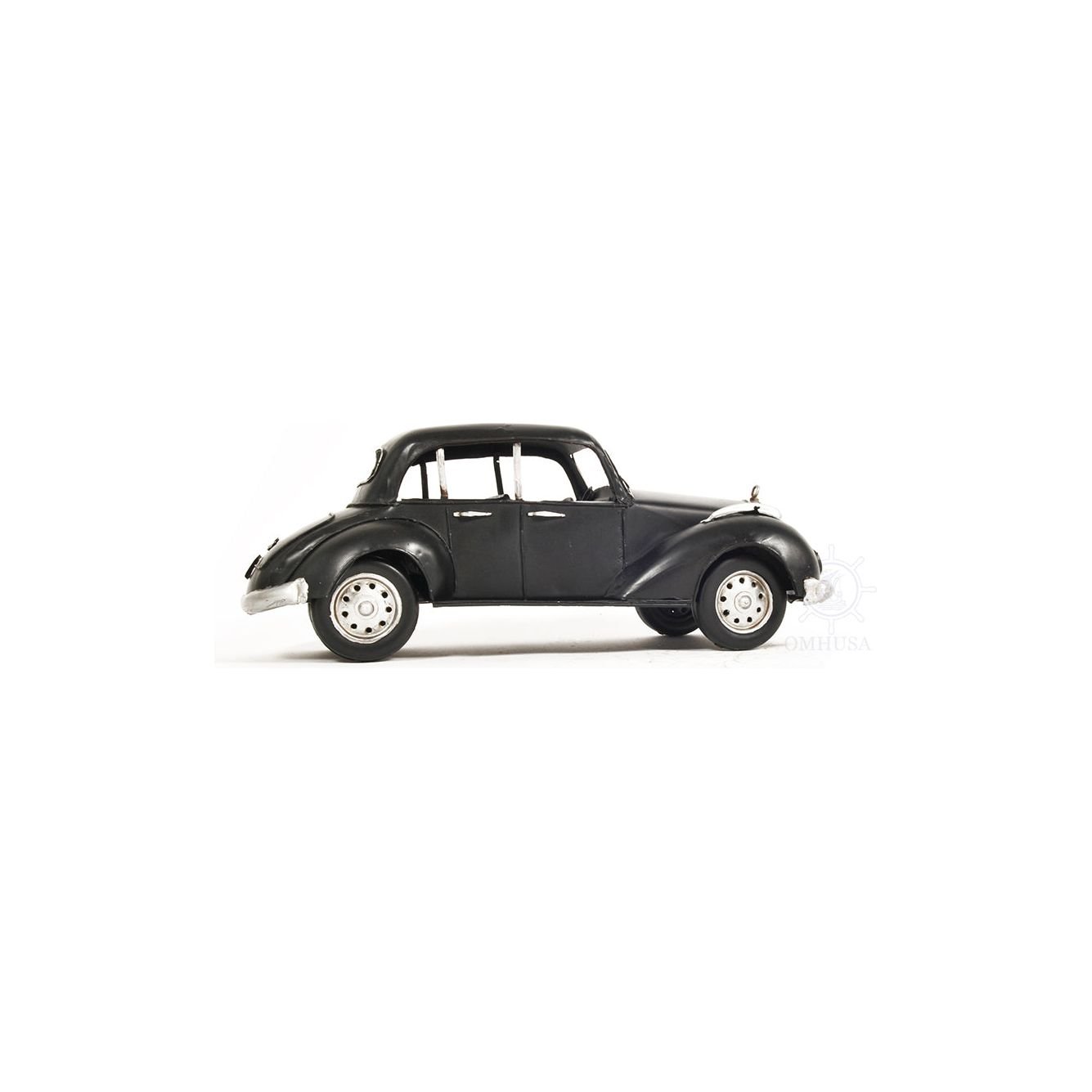 1937 Plymouth P4 Deluxe Black Metal Model Car - Old Modern - ModelCars.com