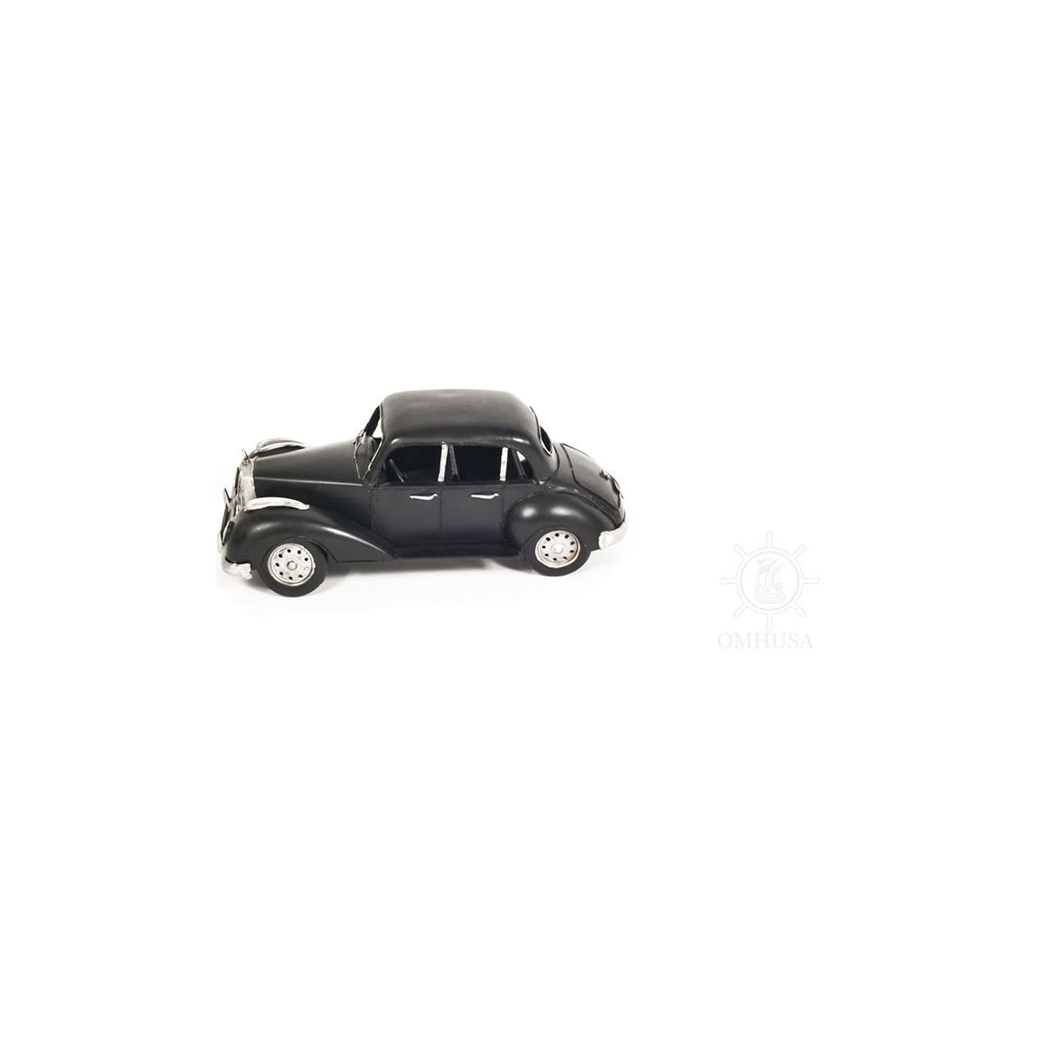 1937 Plymouth P4 Deluxe Black Metal Model Car - Old Modern - ModelCars.com