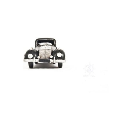 1937 Plymouth P4 Deluxe Black Metal Model Car - Old Modern - ModelCars.com