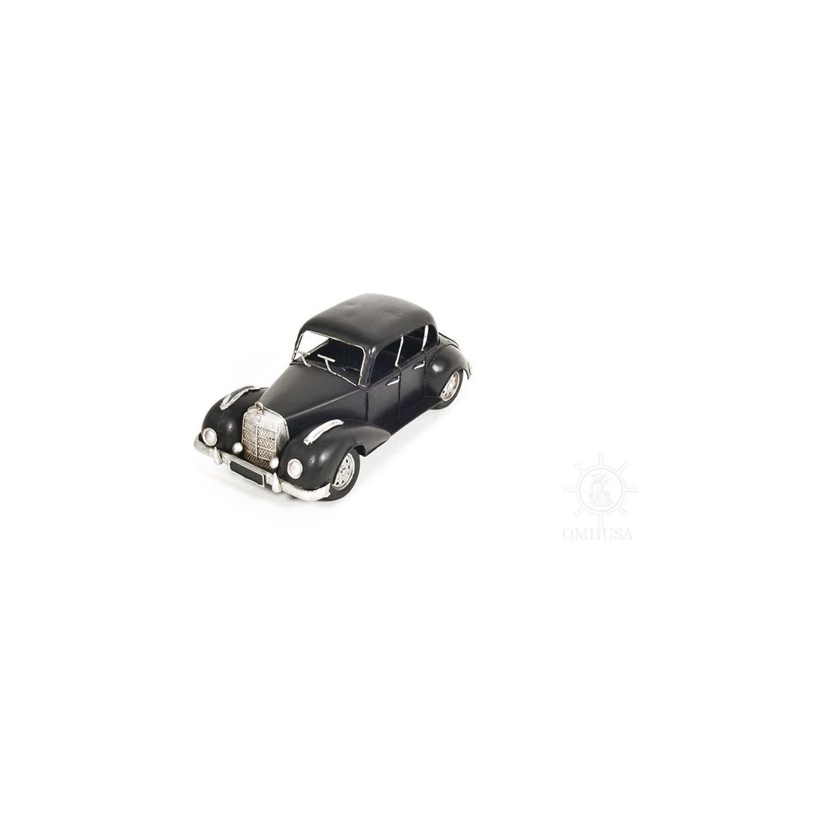 1937 Plymouth P4 Deluxe Black Metal Model Car - Old Modern - ModelCars.com