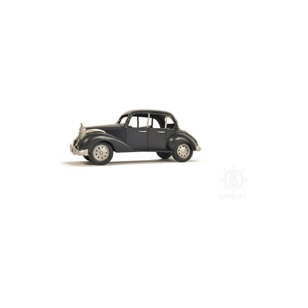 1937 Plymouth P4 Deluxe Black Metal Model Car - Old Modern - ModelCars.com
