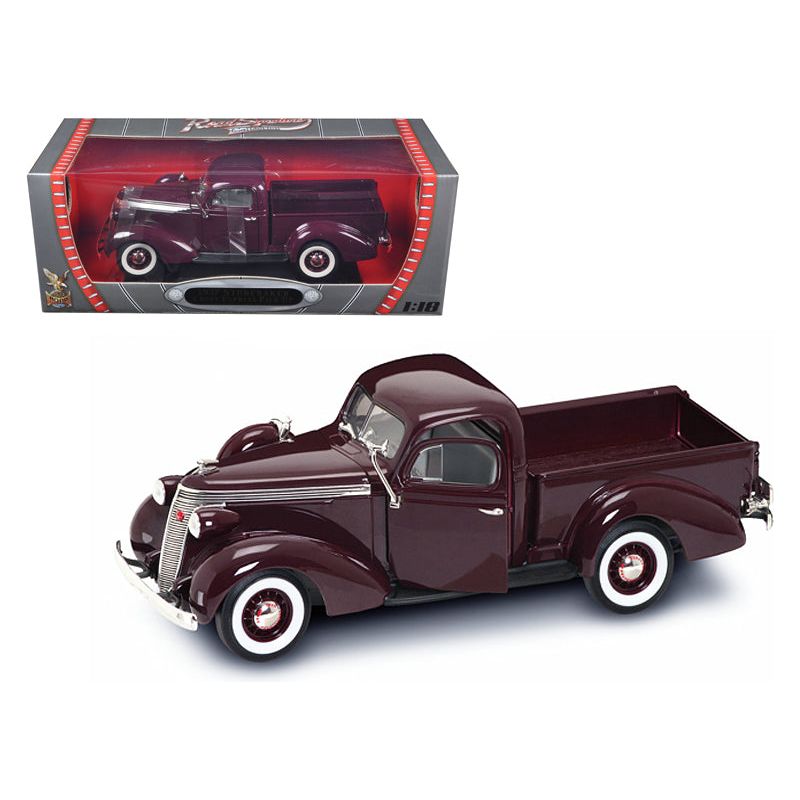 1937 Studebaker Express Pickup Truck Burgundy 1/18 Diecast Model Car by Road Signature - Road Signature - ModelCars.com