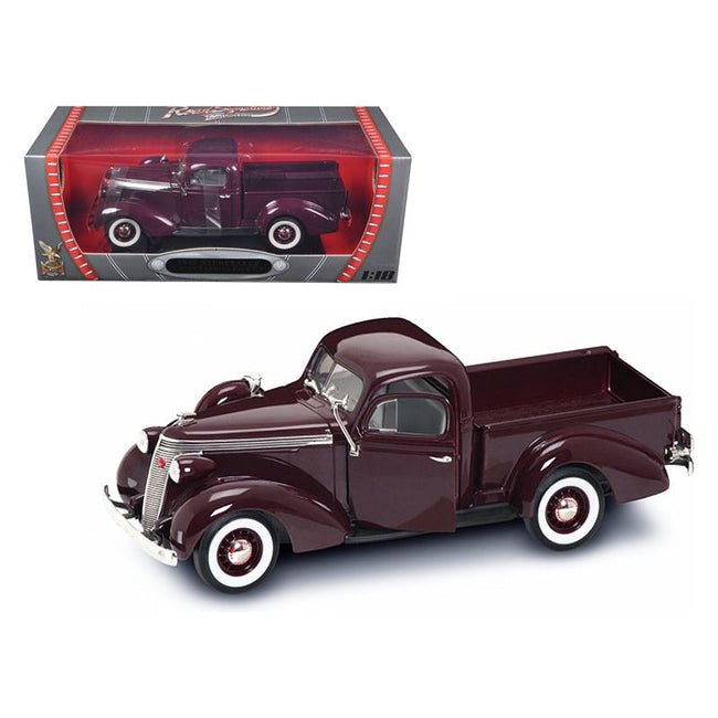 1937 Studebaker Express Pickup Truck Burgundy 1/18 Diecast Model Car by Road Signature - Road Signature - ModelCars.com