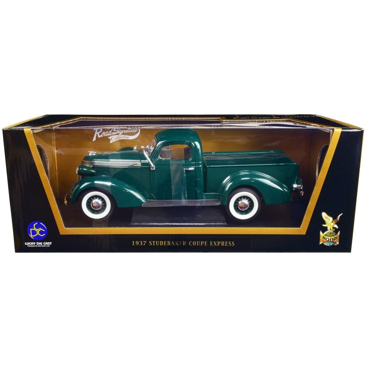 1937 Studebaker Express Pickup Truck Green 1/18 Diecast Model Car by Road Signature - Road Signature - ModelCars.com