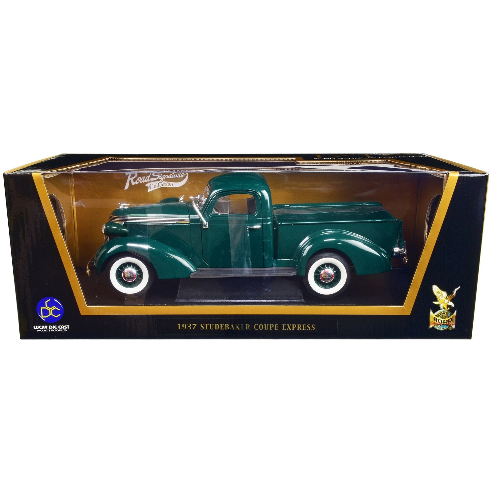 1937 Studebaker Express Pickup Truck Green 1/18 Diecast Model Car by Road Signature - Road Signature - ModelCars.com