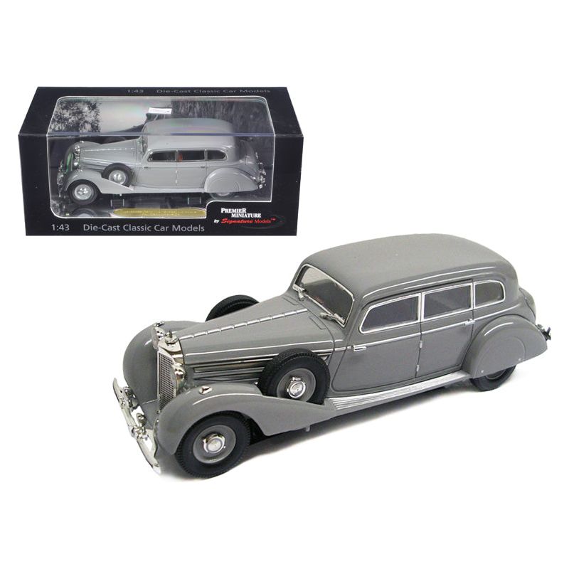 1938 Mercedes 770K Sedan Grey 1/43 Diecast Car Model by Signature Models - Signature Models - ModelCars.com