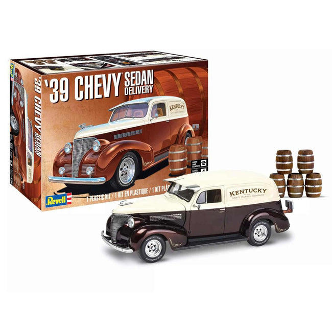 1939-chevrolet-sedan-delivery-with-barrel-accessories-1-24-scale-model-by-revell, Skill Level 4-Revell-ModelCars.com