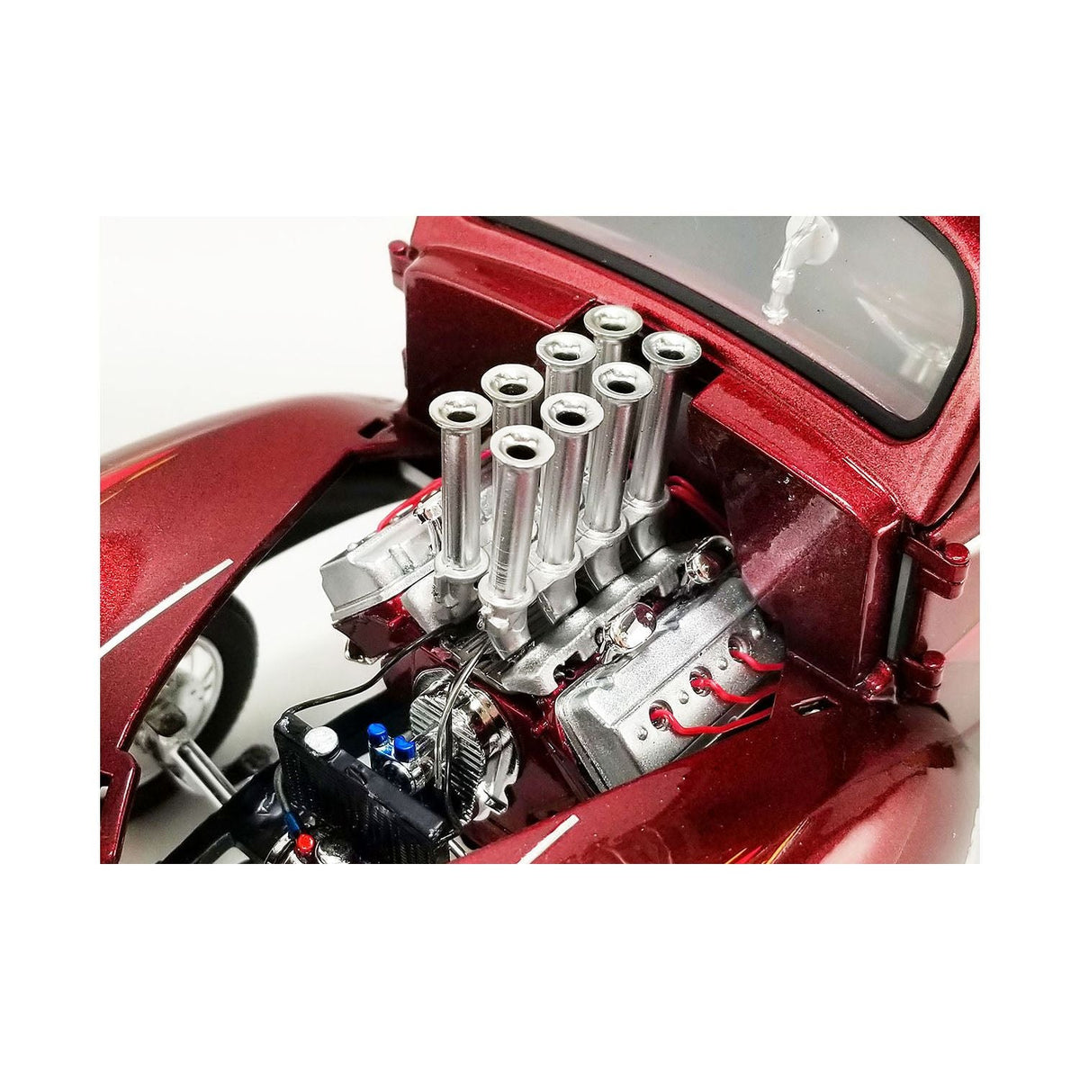 1940 Gasser "ACME Rocket Sled" Red Metallic with Graphics Limited Edition to 162 pieces Worldwide 1/18 Die Cast Model Car by ACME-Acme-ModelCars.com