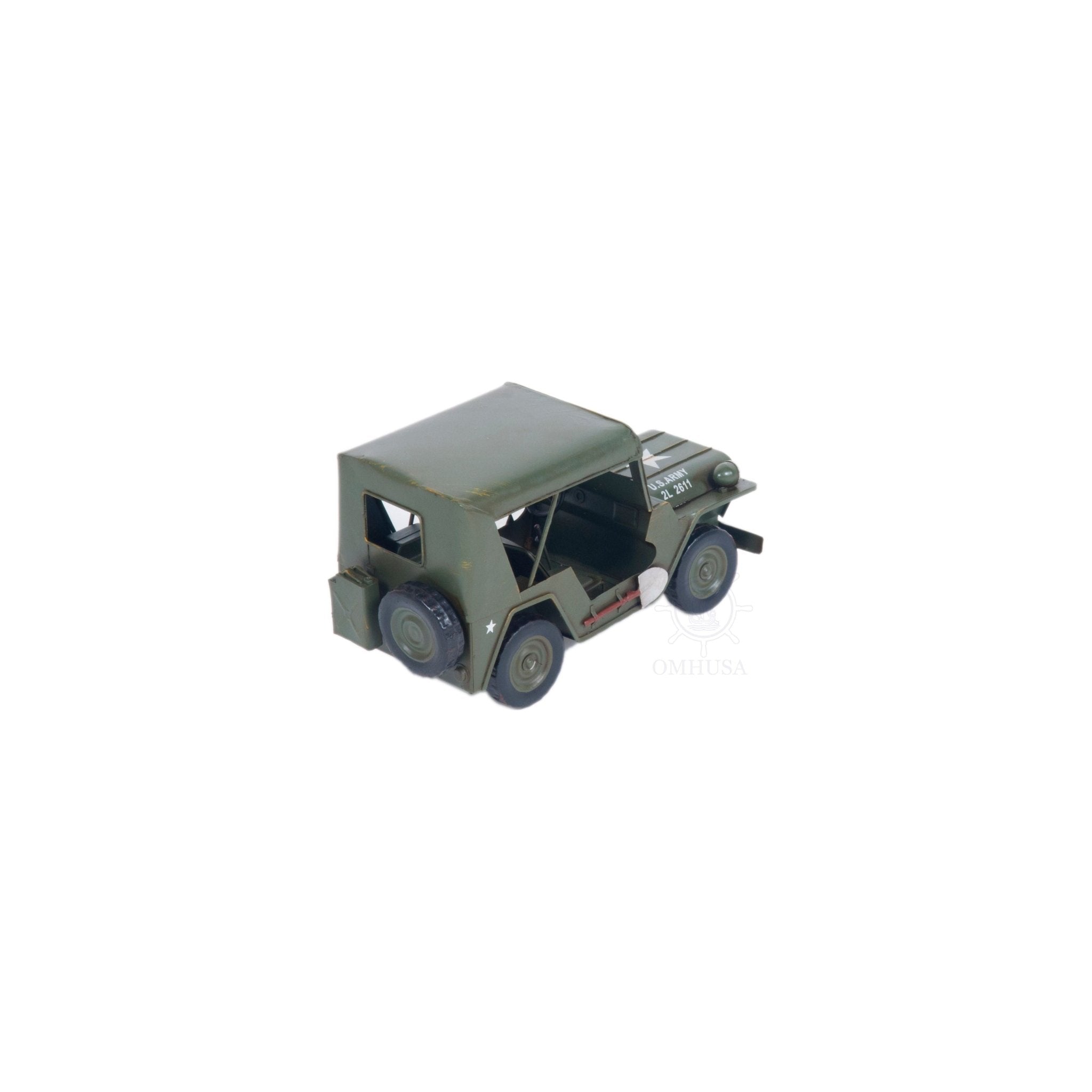 1940 Willys Quad Overland Jeep Model Car Metal - Old Modern - ModelCars.com