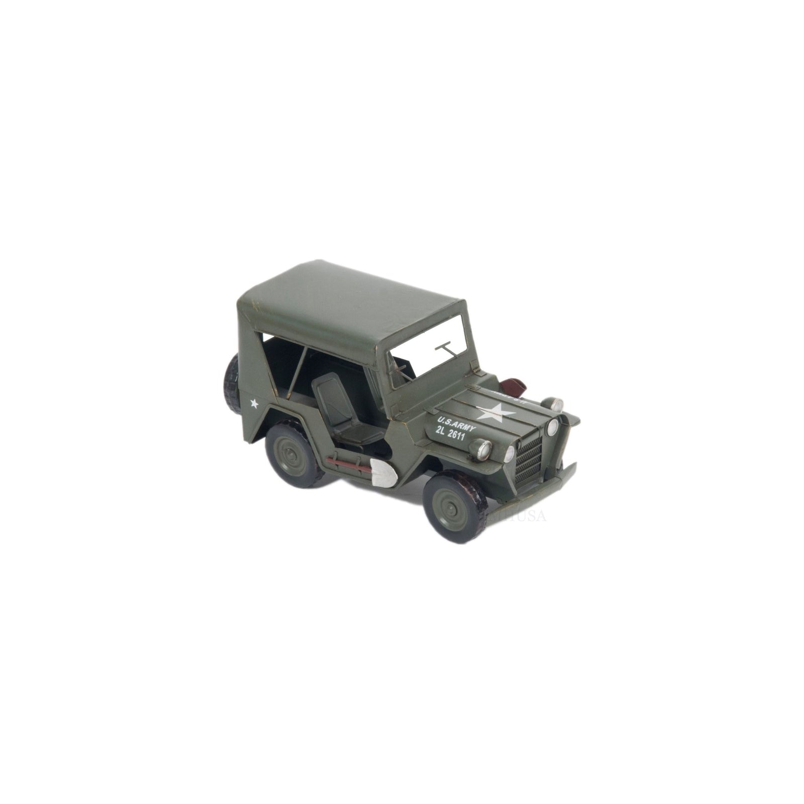 1940 Willys Quad Overland Jeep Model Car Metal - Old Modern - ModelCars.com