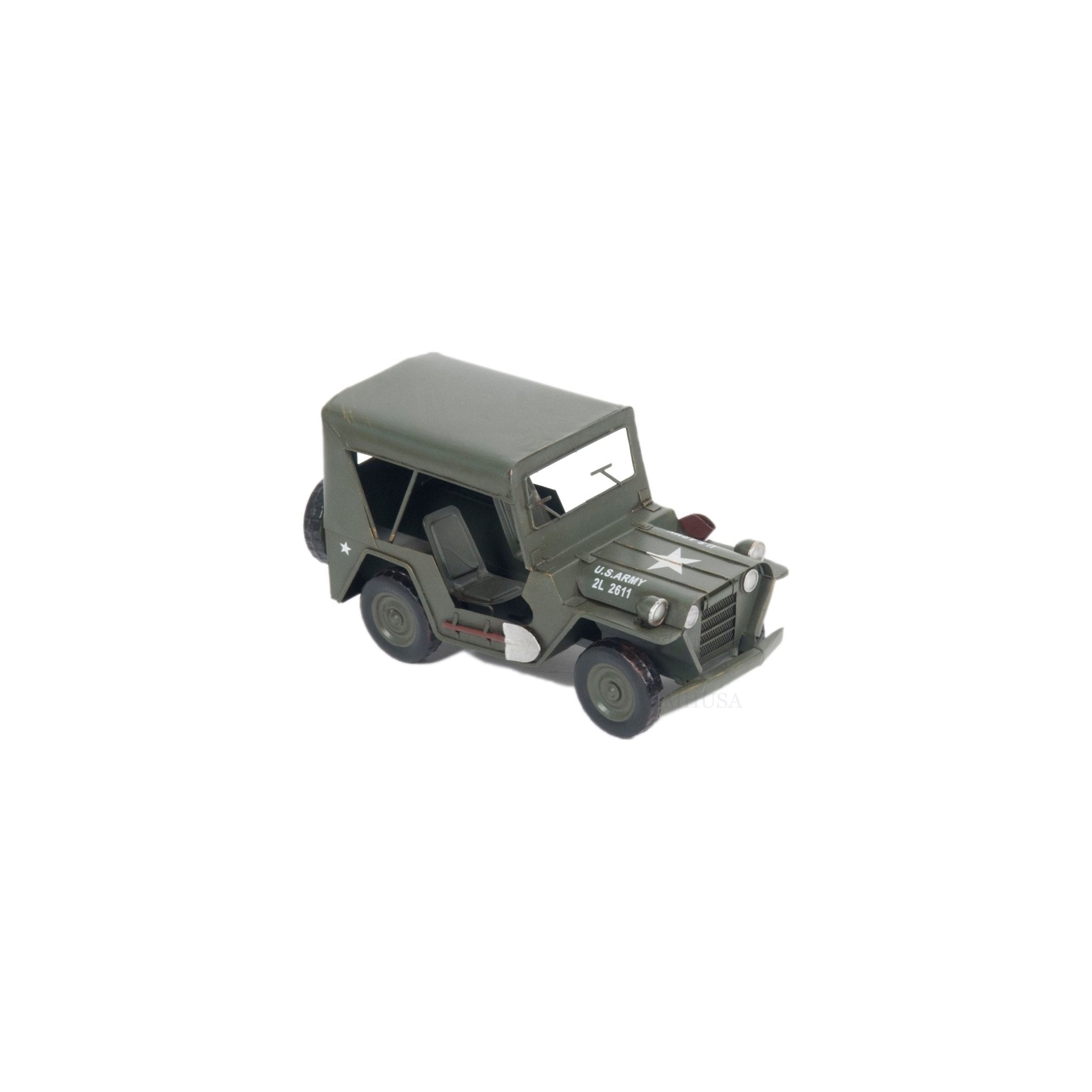 1940 Willys Quad Overland Jeep Model Car Metal - Old Modern - ModelCars.com