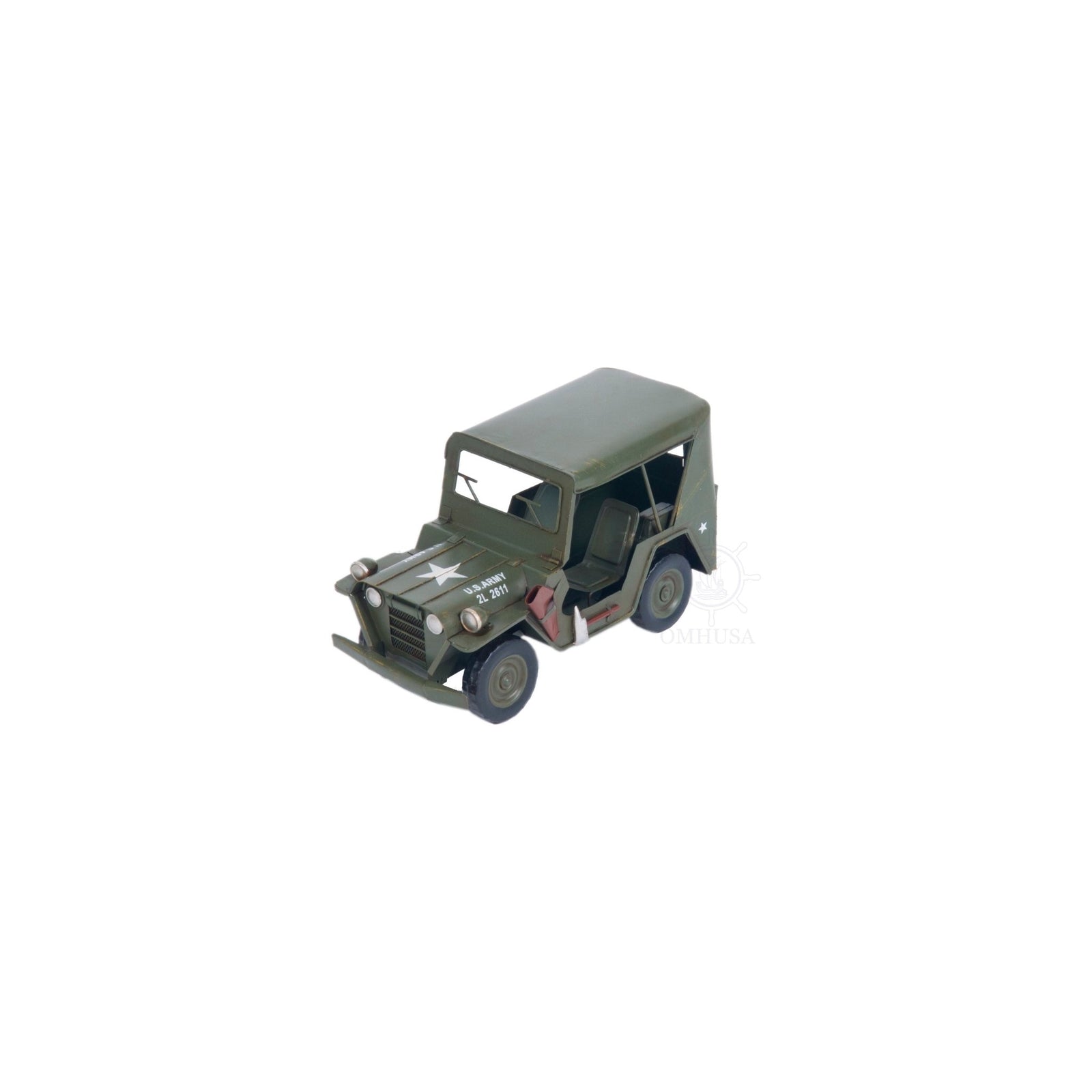 1940 Willys Quad Overland Jeep Model Car Metal - Old Modern - ModelCars.com