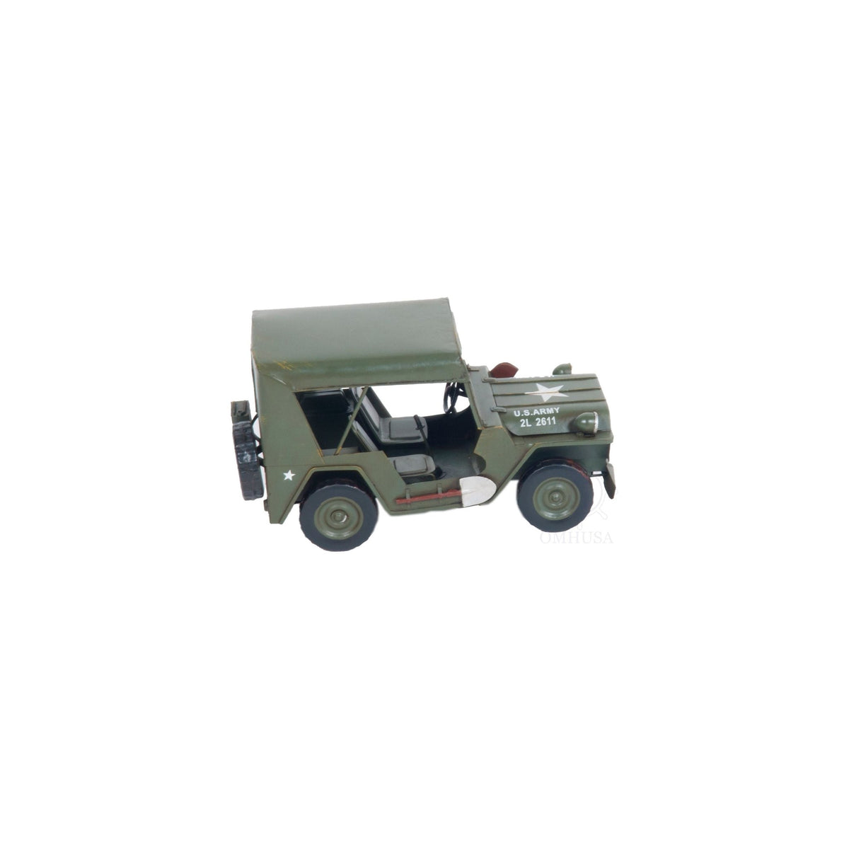 1940 Willys Quad Overland Jeep Model Car Metal - Old Modern - ModelCars.com