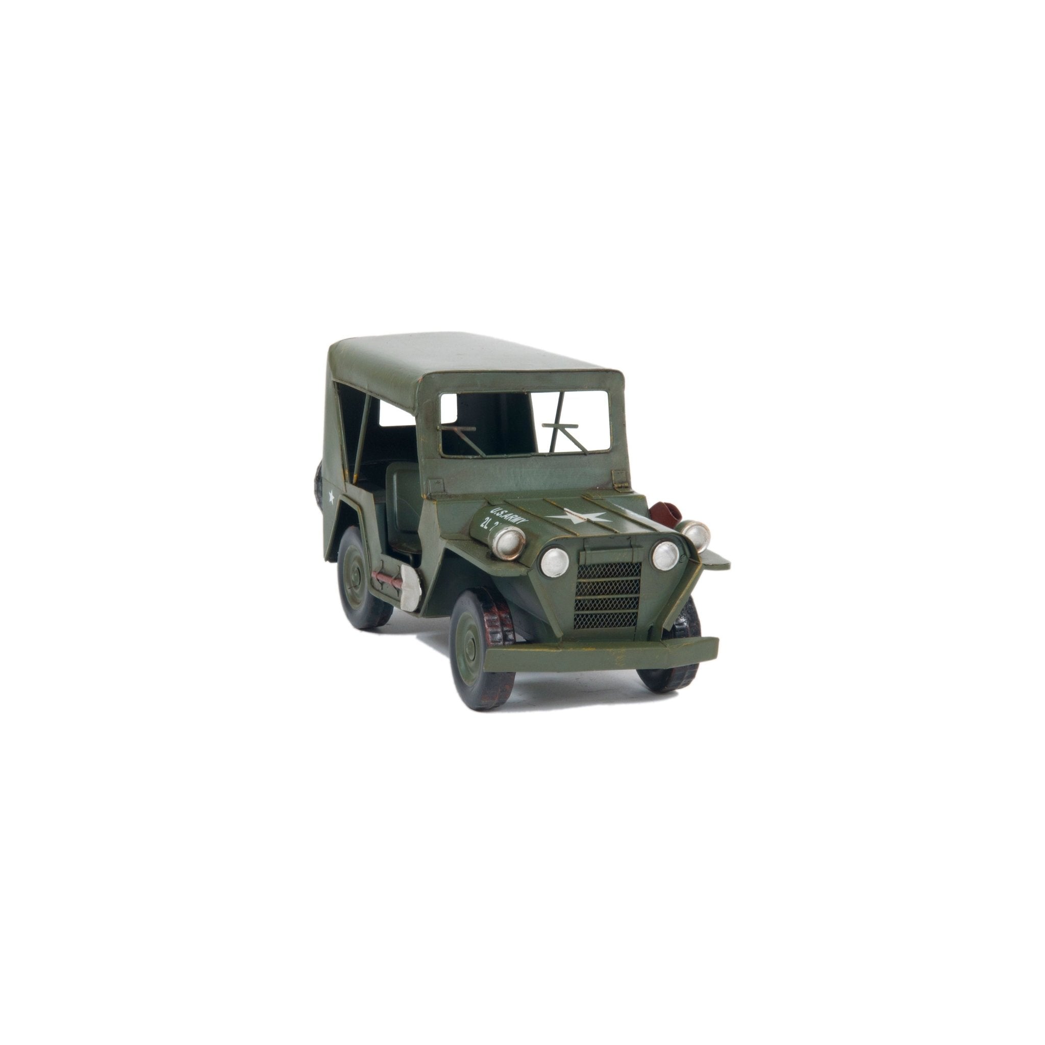 1940 Willys Quad Overland Jeep Model Car Metal - Old Modern - ModelCars.com