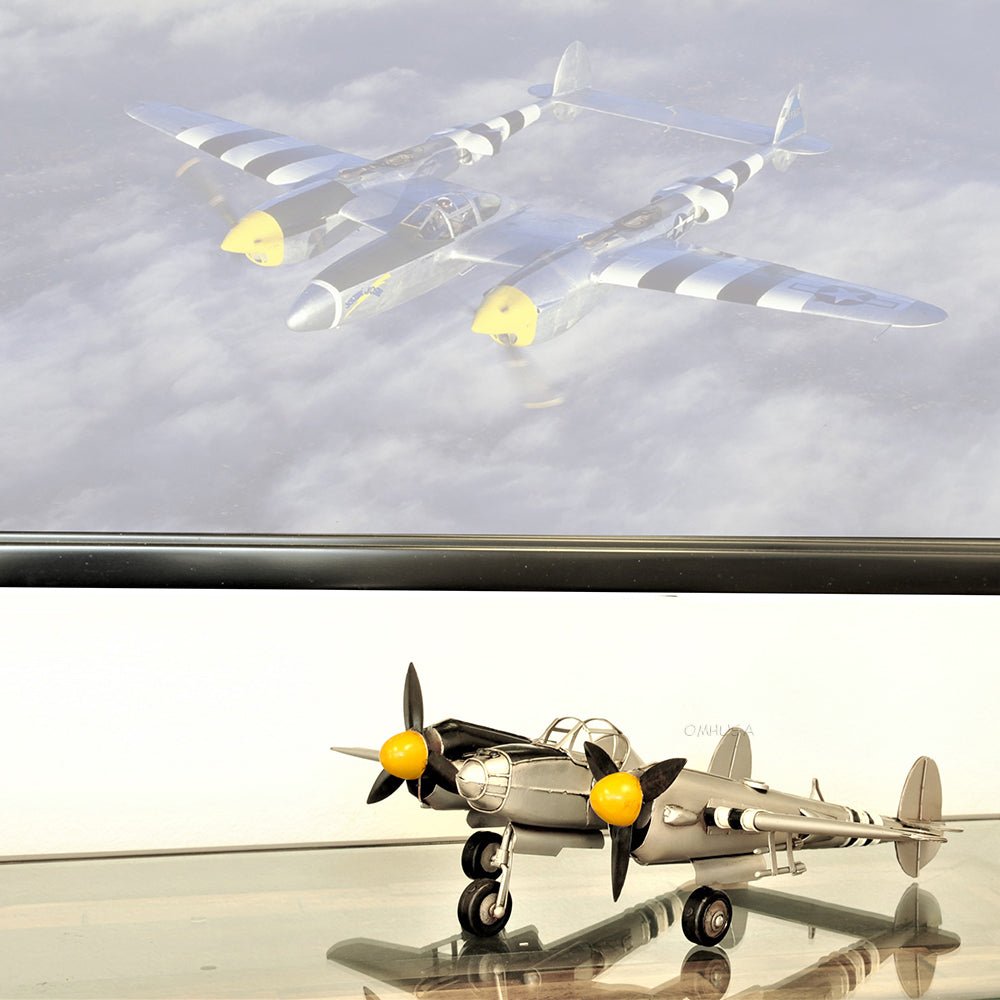 1940s U.S. Twin-Engine Fighter Plane-Old Modern-ModelCars.com