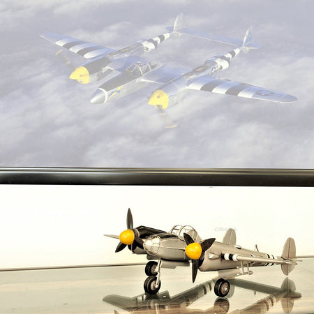 1940s U.S. Twin-Engine Fighter Plane-Old Modern-ModelCars.com