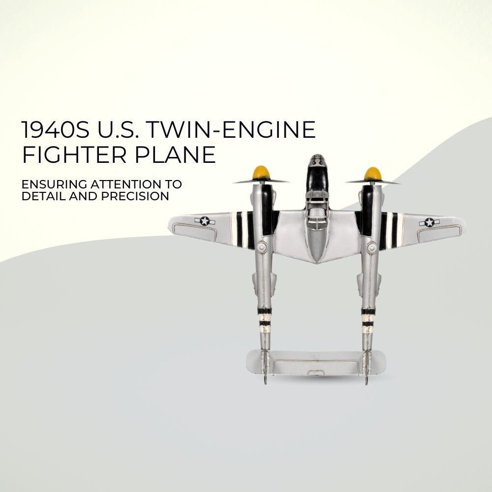 1940s U.S. Twin-Engine Fighter Plane-Old Modern-ModelCars.com