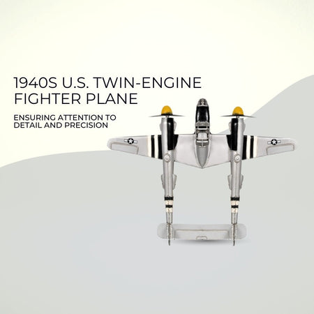 1940s U.S. Twin-Engine Fighter Plane-Old Modern-ModelCars.com