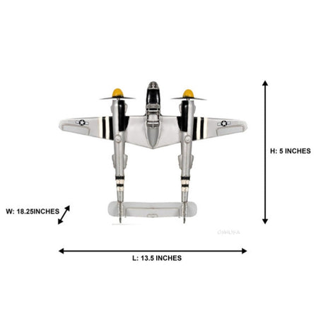 1940s U.S. Twin-Engine Fighter Plane-Old Modern-ModelCars.com