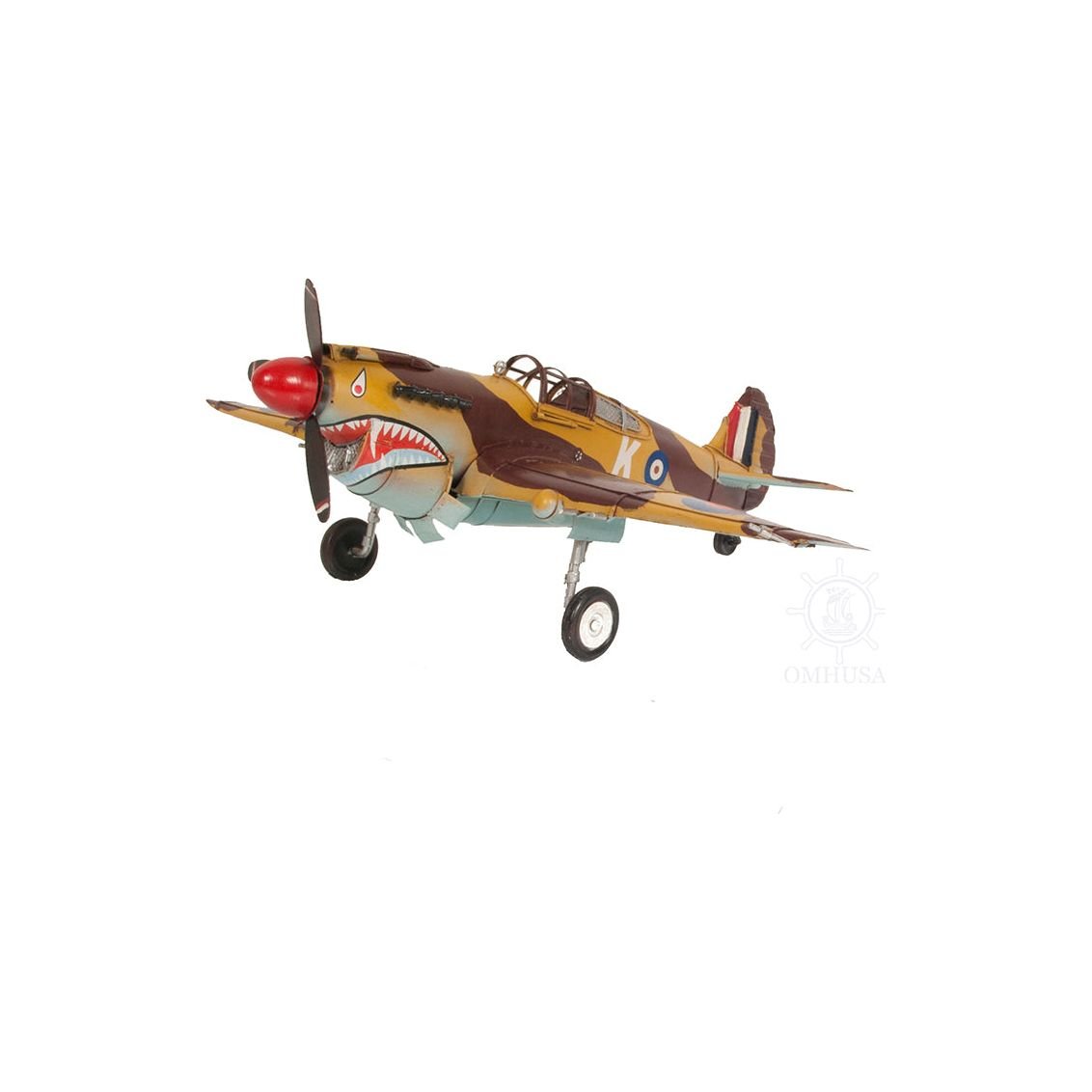 1941 Curtiss Hawk 81A Metal Handmade Scaled Model - Old Modern - ModelCars.com