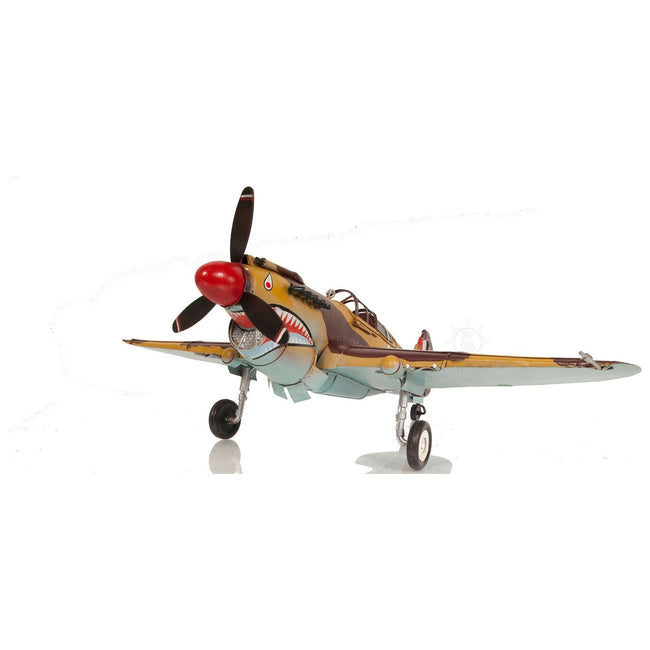 1941 Curtiss Hawk 81A Metal Handmade Scaled Model - Old Modern - ModelCars.com