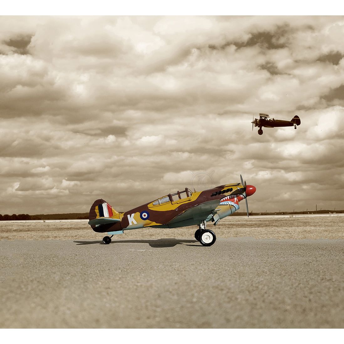 1941 Curtiss Hawk 81A Metal Handmade Scaled Model - Old Modern - ModelCars.com